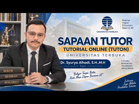 Video Sapaan Tutor Tuton UT Kelas Arbitrase, Mediasi & Negosiasi