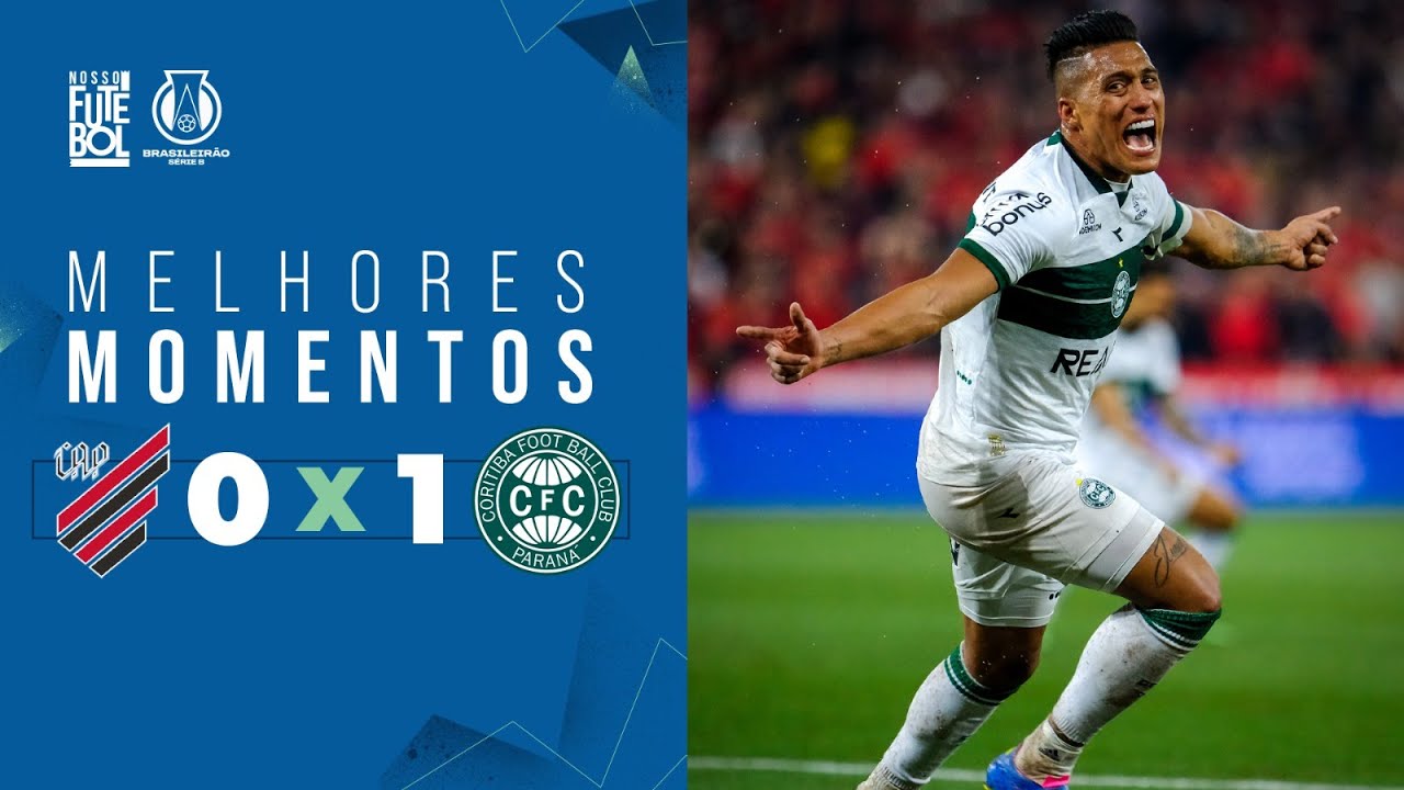 VENCE O COXA BRANCA - Athletico-PR 0x1 Coritiba - Melhores Momentos - Série B