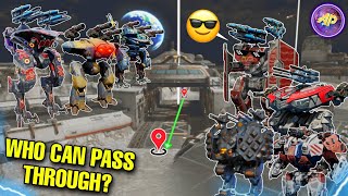 🔥 Which Titans Can Pass Through The Centre Building On Moon Map? || War Robots Wr ||