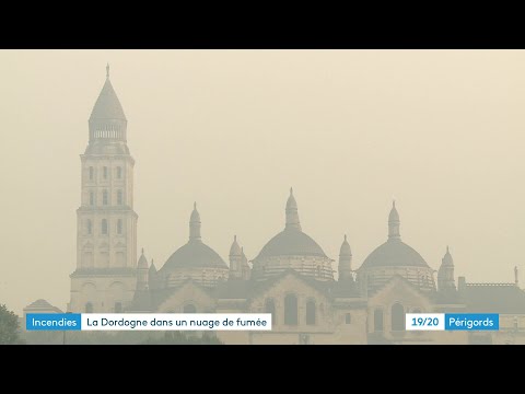 Incendies : la Dordogne dans un nuage de fumée