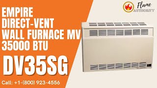 Empire Direct-Vent Wall Furnace MV 35000 BTU DV35SG - YouTube