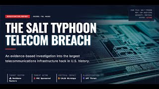 Player Profile Salt Typhoon: The Cyber Attack You Weren't Told About