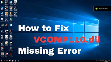How to Fix VCOMP110.dll Missing Error Windows 10 | The Witcher 3