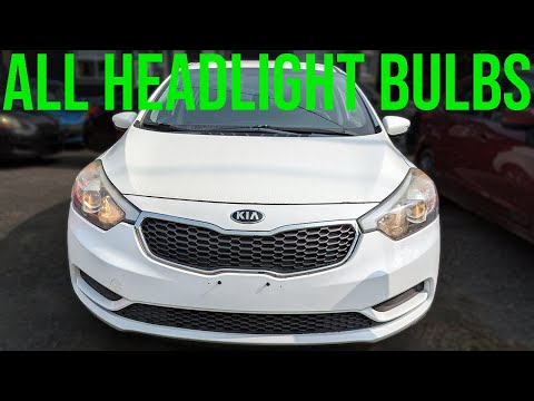 How to Replace Headlight Bulbs – Kia Forte (2014-2016)