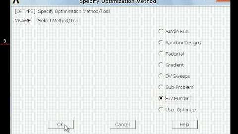 Design Optimization parte3  ANSYS APDL