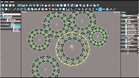 Advanced Geometric Constraint Solver Library: Circle-Circle Tangent Stress Test