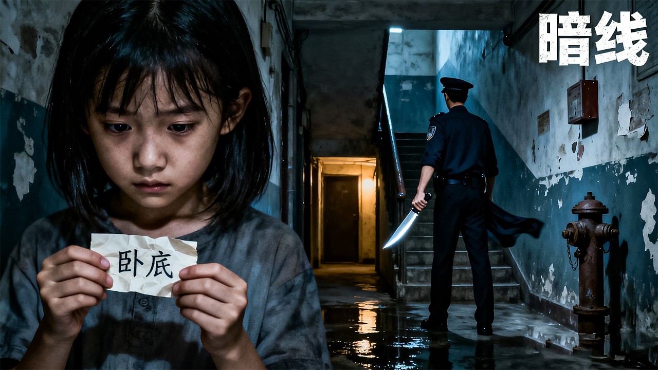 【最新悬疑电影】小女孩仅凭一张纸条就发现警局内鬼，真实身份竟是局长多年战友💀! #電影 #刑侦 #movie #大陆剧 #film