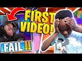 Reacting To My First Fortnite Video ( I Was A NOOB)