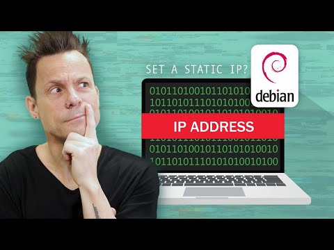 How to set a static IP address on Debian server