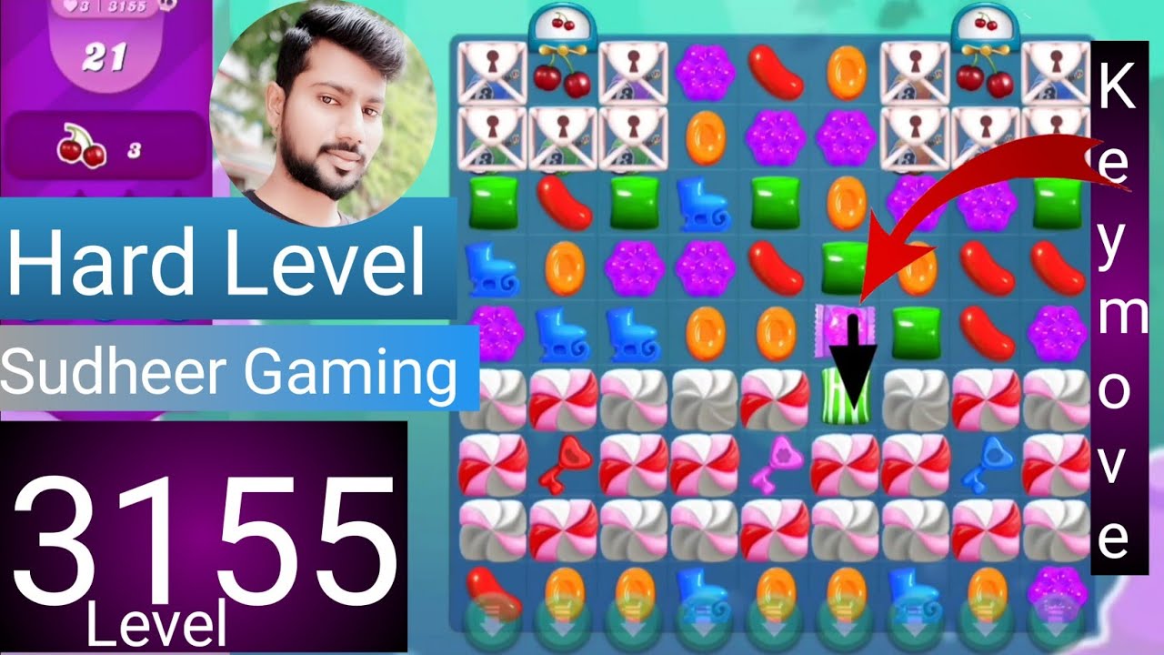 Candy crush saga level 3155 । Hard level । No boosters । Candy crush