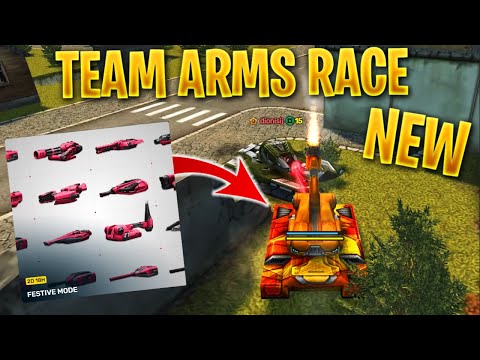 Tanki Online - NEW Team Arms race mode Highlights + Showing NEW Night maps!