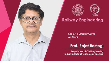 Lecture 37: Circular Curve on Track