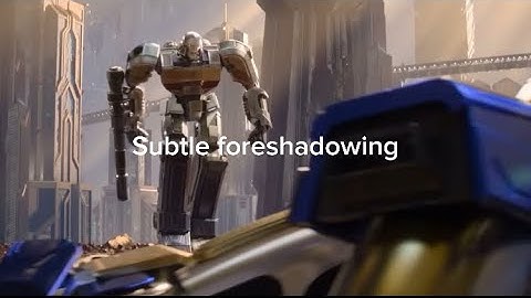 subtle foreshadowing || Transformers One #transformers #megatron #optimusprime #subtleforeshadowing