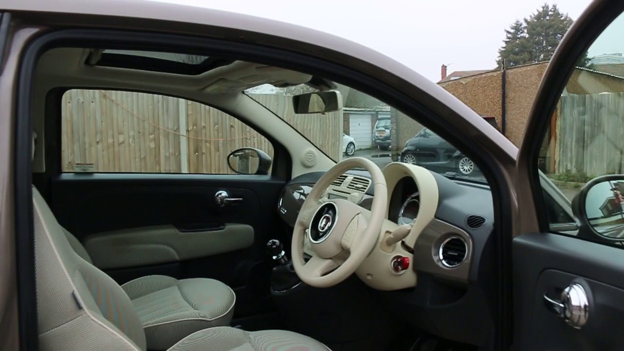 Fiat 500 1 4 100 Ps Lounge 6 Speed Electric Sunroof Lv08 Yog Youtube