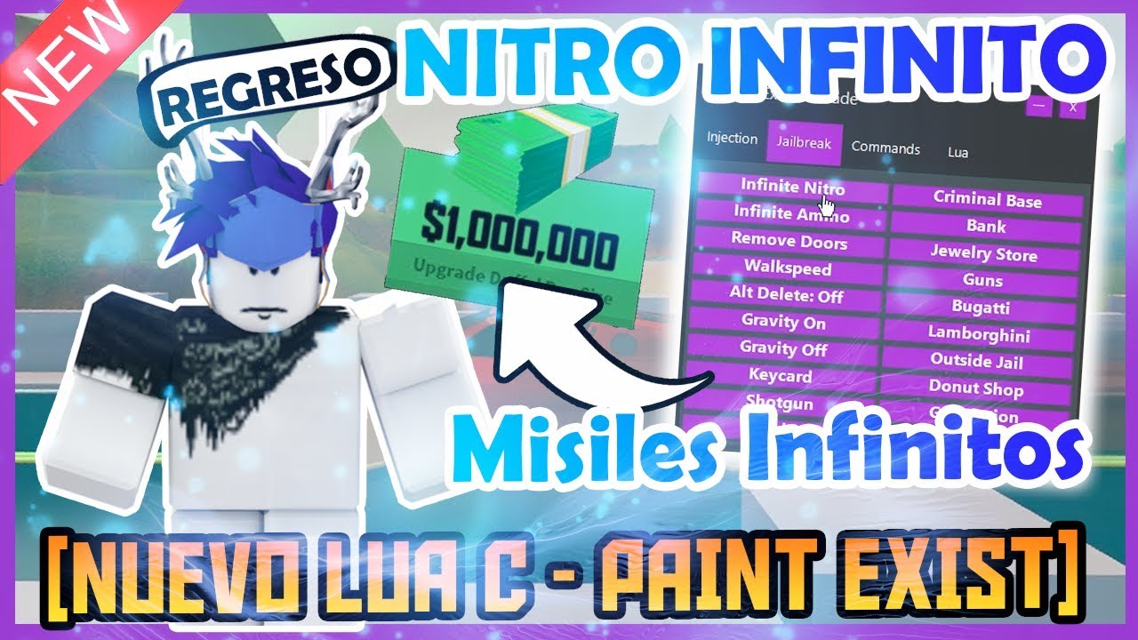 Como Tener Misiles Infinitos Y Nitro Infinito Y Mucho Mas - como tener misiles infinitos y nitro infinito y mucho mas paint exist v2 2 roblox