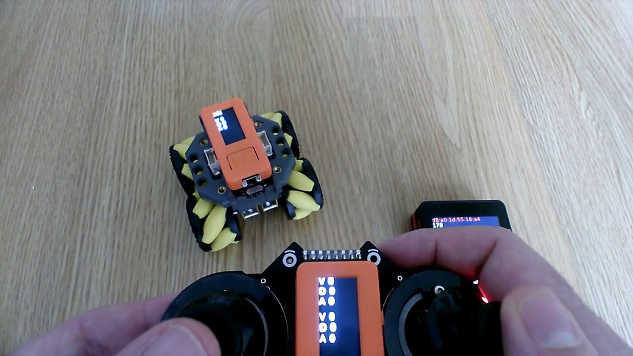 Ejemplo Final de M5StickC con RoverC y JoyC - YouTube