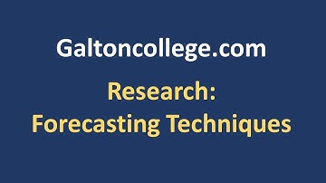 Research: Forecasting Techniques