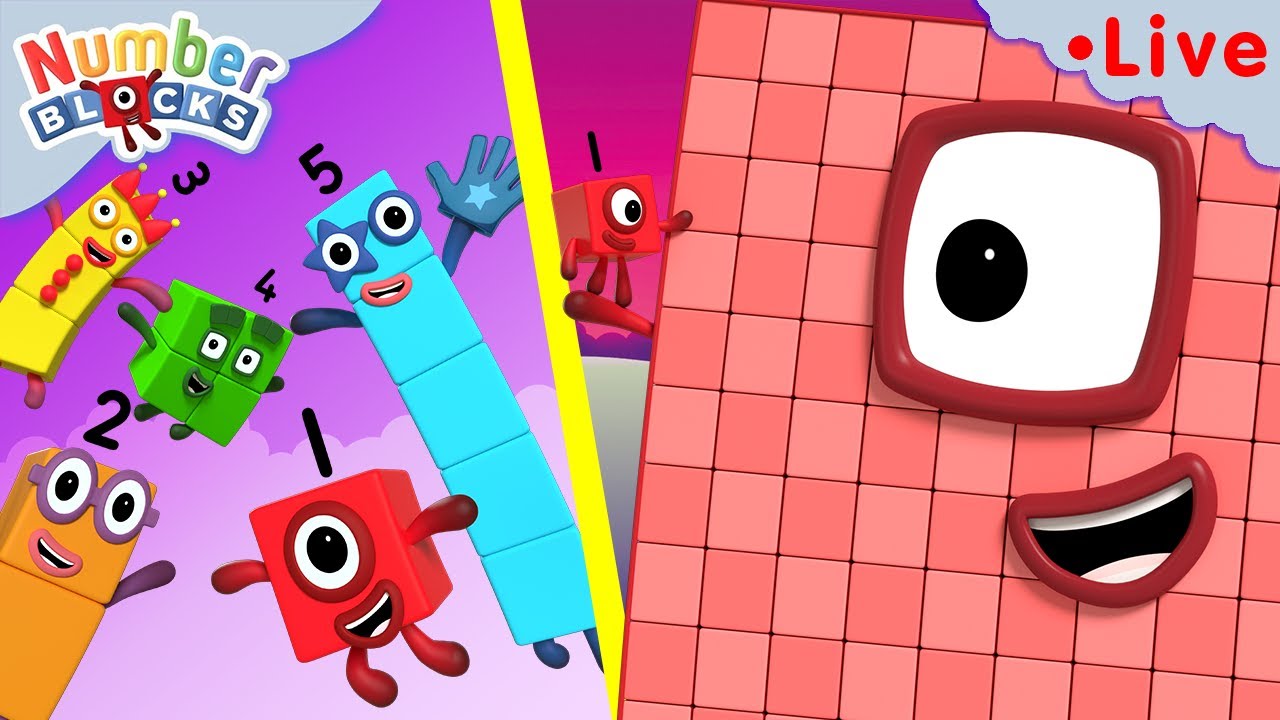 ⁣24/7 Numberblocks Extravaganza | Every Episode LIVE | Best Kids Learning & Educational Entertain