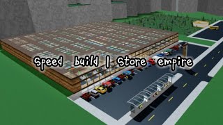 Speed build | Store empire #2