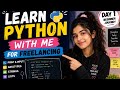Python for Freelancing Journey 🚀 | Learn With Me Day 1