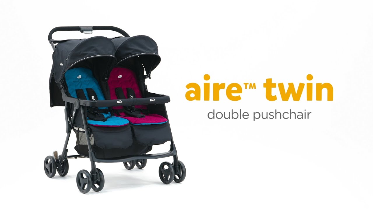 Westers tijger Maak het zwaar Joie aire™ twin | Lightweight Tandem Pushchair For Newborns & Toddlers -  YouTube