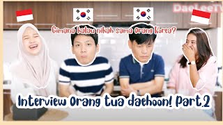 Interview orangtua Daehoon PART.2!!!