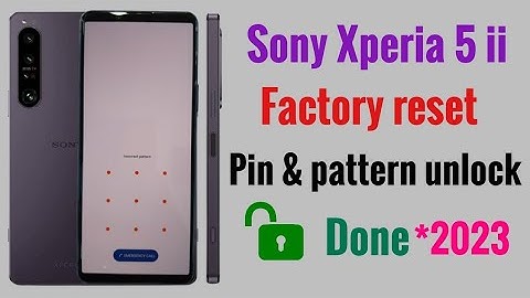 Sony Xperia 5 ii Hard reset // haw to hard reset All sony xperia *2023