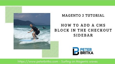 Magento 2 - How to add a CMS block in the checkout sidebar