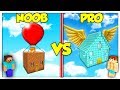 CASA VOLANTE NOOB CONTRO PRO! - Minecraft ITA