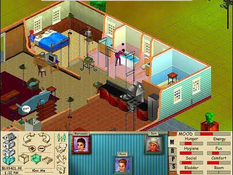 The Sims 1998 Steering Committee Demo: Level 3 [The Kiss] - YouTube