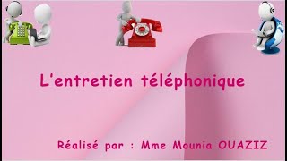 Communication : Entretien téléphonique