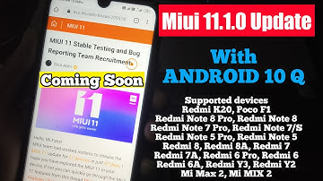 MIUI 11.1 NEW SERIES UPDATE WITH ANDROID 10 FOR REDMI NOTE 7 PRO, NOTE 7/S | MIUI 11.1 OTA UPDATE