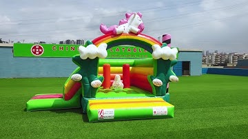 Jungle inflatable bouncer with slides from Chinee Inflatables T2-3490