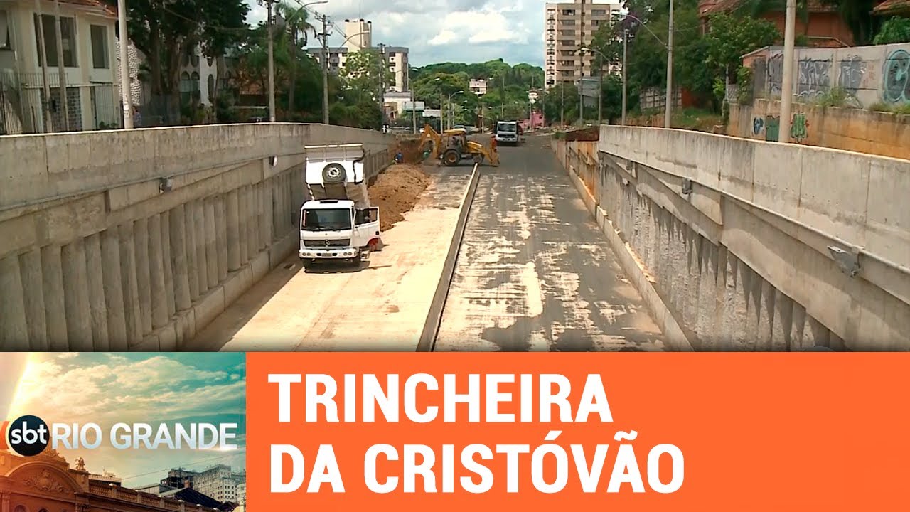 POA: Conclusão da trincheira da Cristóvão prevista para março - SBT Rio Grande - 22/01/19