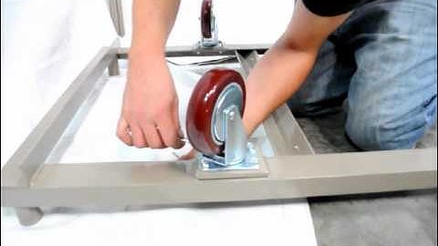 Midas Event Supply Round Table Truck assembly instructions video