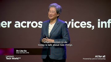 Lenovo Tech World 2023: AMD’s Dr. Lisa Su on Innovation Through Collaboration