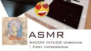 ASMR - WACOM INTUOS Unboxing | First Impressions! | Yuki SOUL