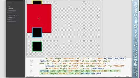 Mouse Over Animation with SVG