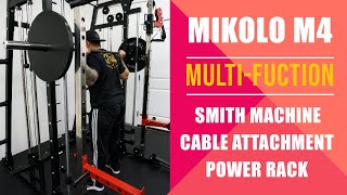 Mikolo M4 Smith Machine | Cable Attachment | Power Rack by Hai Tran 7,040 views 1 year ago 10 minutes, 33 seconds