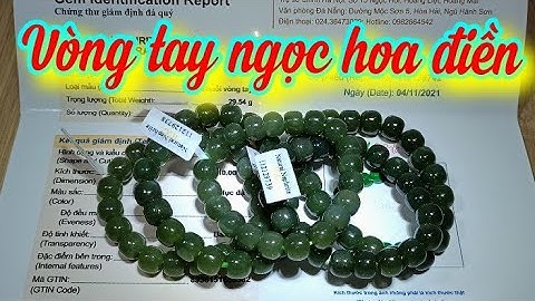 Đá ngọc hòa điền rất đẹp 😍 468k 1 chiếc vòng tay có giấy kiểm định kèm theo size 10ly