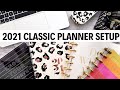 2021 CLASSIC PLANNER SETUP | Three Happy Planners | Frankenplanner