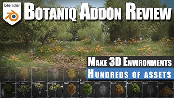 Make stunning 3D environments in Blender - Botaniq addon review