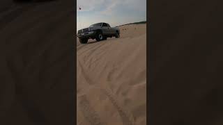 12 valve climbs test hill at silver lake #12valve #diesel #dodge #ram #offroad #dunes #2ndgen #gopro