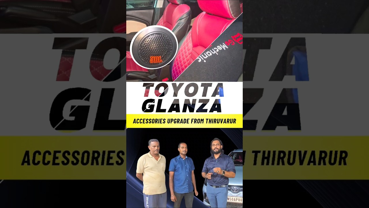 Из Тируварура в Ченнаи 🔥Toyota Glanza в базовой комплектации ➜ Полная модификация топовой модели ...