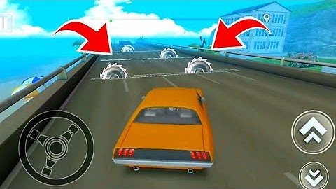 Deadly Race | Mustang - Speed Car Bumps Challenge (Android / IOS Gameplay)