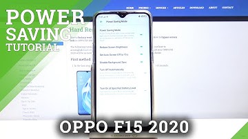 How to Activate Power Saving Mode in OPPO F15 2020 – Extend Battery Life