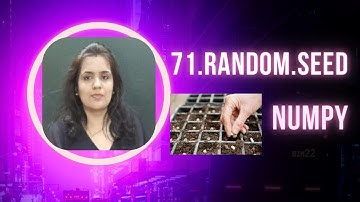 Seed Function in Python Numpy - In Hindi | "random.seed"