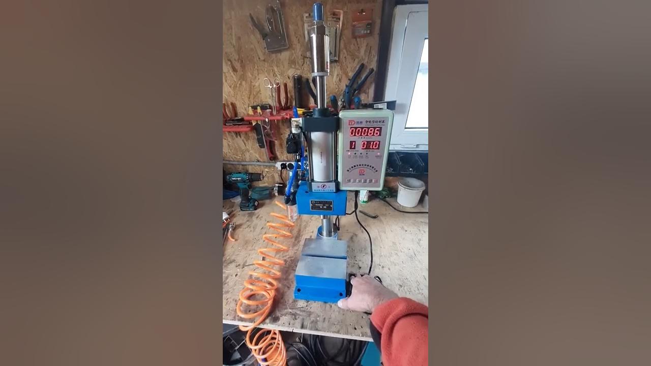 Настольный (компактный) пневматический пресс (200 кг) - YouTube