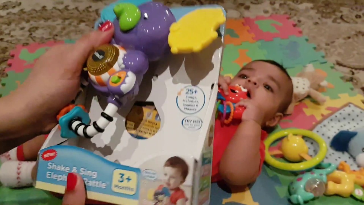 vtech shake and sing elephant rattle