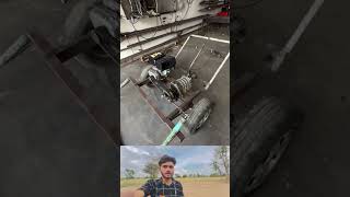 गजब का देसी जुगाड़: हाथ से चलने वाली घास काटने की मशीन 😱 #Shorts #DesiJugaad #Agriculture #Farming